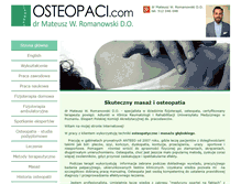 Tablet Screenshot of osteopaci.com